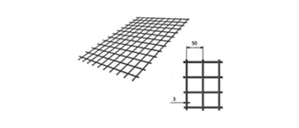 Сетка сварная (дорожная) 50х50х3мм 1х2м купить с доставкой в Троицком